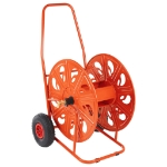 Carrello Avvolgitubo per Tubo Flessibile 140 m 3/4" in Acciaio