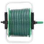 Avvolgitubo Autonomo Verde con Set Raccordi Tubo 0,5" 50 m PVC