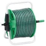 Avvolgitubo Autonomo Verde con Set Raccordi Tubo 0,5" 20 m PVC