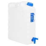 Contenitore Acqua con Rubinetto Trasparente 20 L in Plastica