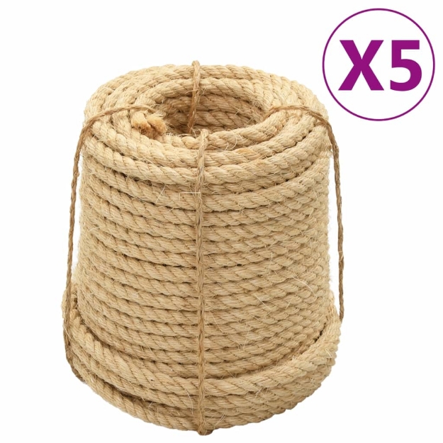 Corde in Sisal 5 pz 20 mm 100 m