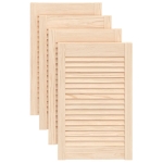 Ante con Design a Lamelle 4 pz 61,5x39,4 cm in Legno di Pino