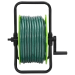 Avvolgitubo Autonomo Verde con Set Raccordi Tubo 0,5" 30 m PVC