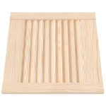 Ante con Design a Lamelle 2 pz 39,5x39,4 cm in Legno di Pino