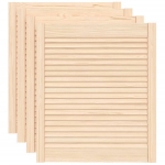 Ante con Design a Lamelle 4 pz 69x59,4 cm in Legno di Pino