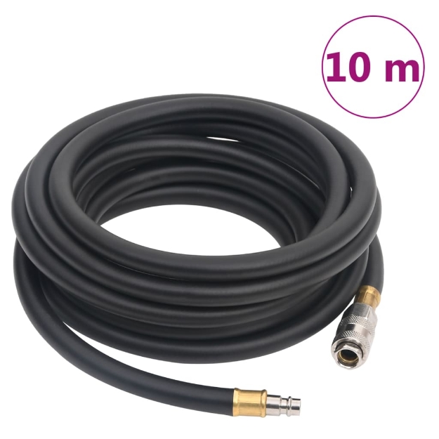 Tubo Aria Ibrido Nero 0,6" 10 m in Gomma e PVC