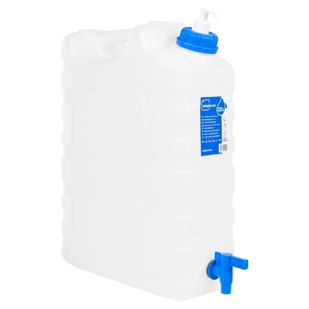 Contenitore Acqua Rubinetto e Dispenser Sapone 20 L in Plastica