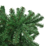 Albero di Natale Artificiale Capovolto con Supporto Verde 210 cm PVC