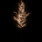 Albero di Ciliegio con 672 LED Bianco Caldo 400 cm