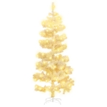 Albero di Natale Preilluminato con Vaso Bianco 180 cm in PVC