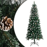 Albero di Natale Artificiale con Base Verde 180 cm PVC