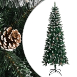 Albero di Natale Artificiale con Base Verde 240 cm PVC