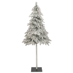 Albero di Natale Artificiale con Neve Fioccata 210 cm