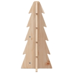 Albero di Natale Decorativo in Legno 49 cm Legno Massello Pino