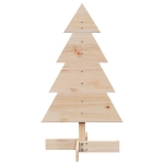 Albero di Natale Decorativo in Legno 80 cm Legno Massello Pino