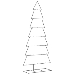 Albero di Natale Decorativo in Metallo Nero 210 cm