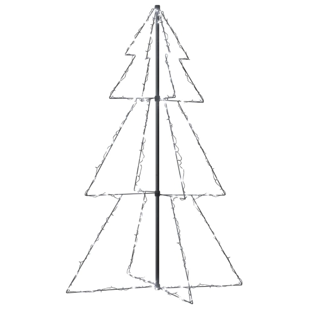 Albero di Natale a Cono 200 LED per Interni Esterni 98x150 cm