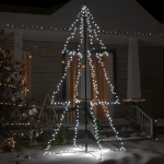 Albero di Natale a Cono 300 LED per Interni Esterni 120x220 cm