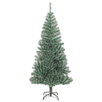 Albero di Natale Artificiale con Neve Fioccata Verde 240 cm