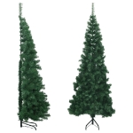 Albero di Natale per Angolo con Supporto Verde 240 cm in PVC