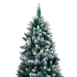 Albero di Natale Artificiale con Pigne e Neve Bianca 240 cm