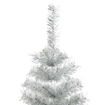 Albero di Natale Artificiale con Supporto Argento 180 cm PET