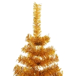 Albero di Natale Artificiale con Supporto Oro 210 cm PET