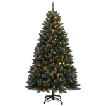 Albero di Natale Artificiale con 150 LED 120 cm