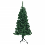 Albero di Natale Artificiale ad Angolo con Supporto Verde 120 cm PVC