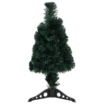 Albero Natale Artificiale Sottile Supporto 64 cm Fibra Ottica