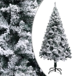 Albero di Natale Artificiale con Neve Fioccata Verde 150 cm PVC