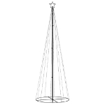 Albero di Natale a Cono Blu 310 LED 100x300 cm