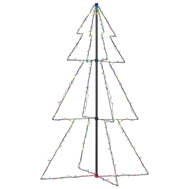 Albero di Natale a Cono 200 LED per Interni Esterni 98x150 cm