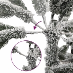 Albero Natale Artificiale Incernierato con Neve Fioccata 180 cm