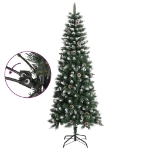 Albero di Natale Artificiale con Base Verde 210 cm PVC