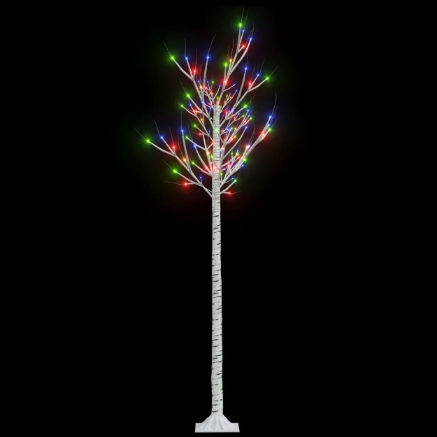 Albero Natale 180 LED 1,8 m Salice Colorato Interno Esterno