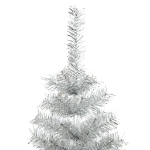 Albero di Natale Artificiale con Supporto Argento 240 cm PET