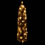 Albero di Natale Artificiale con 30 LED e Neve Floccata 60 cm