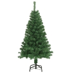 Albero di Natale Artificiale con Rami Spessi Verde 150 cm PVC