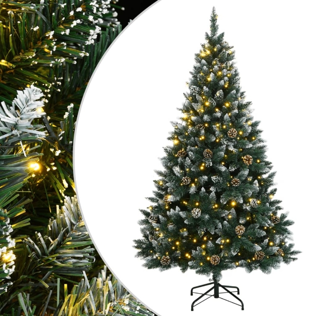 Albero Natale Artificiale con 150 LED 150 cm