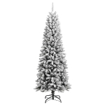 Albero di Natale Artificiale con Neve Floccata 240 cm PVC e PE