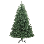 Albero di Natale Artificiale Incernierato con Base Verde 180 cm