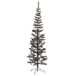 Albero di Natale Sottile Nero 240 cm