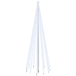 Albero di Natale con Puntale Bianco Freddo 732 LED 500 cm