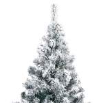 Albero di Natale Artificiale con Neve Fioccata Verde 240 cm PVC