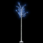 Albero Natale 200 LED 2,2 m Salice Blu Interno Esterno