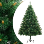 Albero di Natale Artificiale Incernierato con Base 120 cm