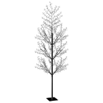 Albero di Natale 1200 LED Blu Ciliegio in Fiore 400 cm