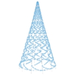 Albero di Natale Pennone Blu 3000 LED 800 cm