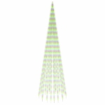 Albero di Natale Pennone Colorato 1134 LED 800 cm